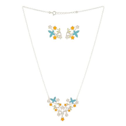 Butterfly Delight 925 Silver Necklace